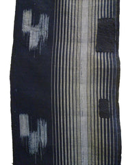 A Length of Striped Kasuri Cotton: Waterfall and Arrow Feathers