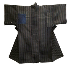 A Patched Striped Cotton Yogi: Oversized Kimono Shaped Duvet