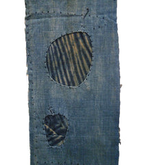 A Length of Patched Narrow Cotton: Boro Yogi Collar