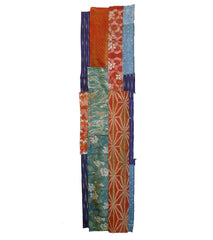 A Fragment from a 19th Century Yose Juban: Hand Pieced Lighter-Than-Air Silks