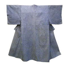 A Taiten Shibori Yukata: Indigo Dyed Textured Cotton