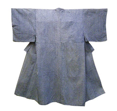 A Taiten Shibori Yukata: Indigo Dyed Textured Cotton