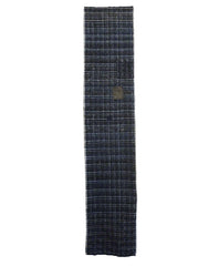 A Length of Warp and Weft Zanshi ori: Left Over Yarns with Patches