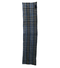 A Length of Beautifully Indigo Toned Zanshi ori: Leftover Yarn Weaving