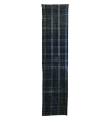 A Patched, Pieced Length of Zanshi ori: Leftover Yarn Weaving