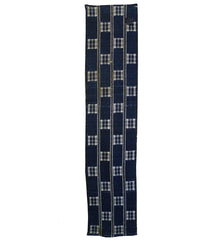 A Length of Zanshi and Kasuri Cotton: Rich Blue