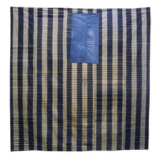 A Hand Stitched Cotton Kotatsugake: Katazome and Zanshi ori