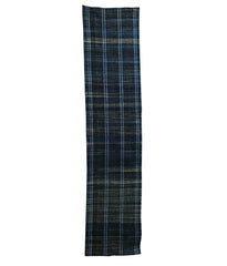 A Length of Zanshi ori Cotton: Sapphire Blue Leftover Yarns