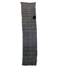 A Length of Rustic Heavy Silk Zanshi Ori: Leftover Yarn Weaving
