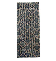 A Length of Beautifully Designed and Executed Katazome: Pine Bark Pattern