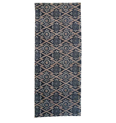 A Length of Elaborately Designed Katazome Cotton: Pine Bark Pattern