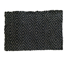 A Sashiko Stitched Zokin: Large Pattern
