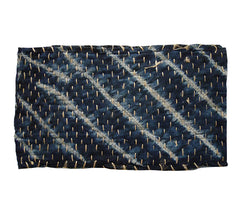 A Hemp Stitched Zokin: Good, Old, Hand Spun Cotton Shibori