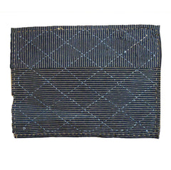 A Sashiko Stitched Zokin: Diamond Pattern