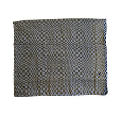 A Sashiko Stitched Zokin: Op Art Pattern