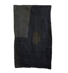 A Large Boro Zokin: Elaborate Piecing
