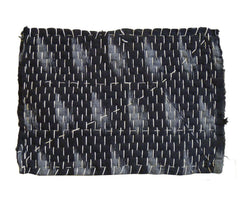 A Kasuri Cotton Zokin: Good Stitching