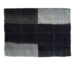 A Commercially Produced Kasuri Cotton Zokin: Contrast