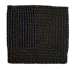 A Traditional Zokin: Large Patch and Sashiko Stitching
