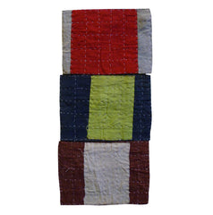 Three Beautifully Colored and Designed Zokin: Traditional Dust Rags