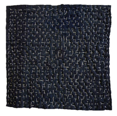 A Densely Stitched Zokin: Abraded Cotton