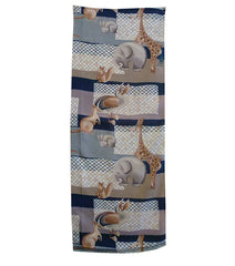 A Length of Children's Novelty Cloth: Charming Zoo Animals