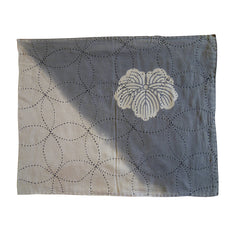 A Sashiko Stitched Cotton Cloth: Shippo Tsunagi