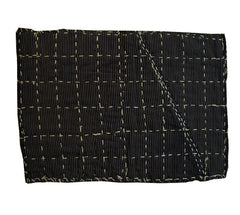 A Pieced Sashiko Stitched Zokin: Traditional Dust Cloth