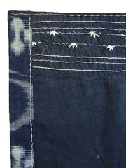 A Traditional Head Cover from Akita Prefecture: Spare Sashiko Stitches