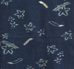 A Weft Kasuri Panel: Rustic, Lyrical Maple Leaves